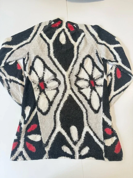 Anthropologie Field Flower Cardigan Cotton Blend Size S - Picture 3 of 7